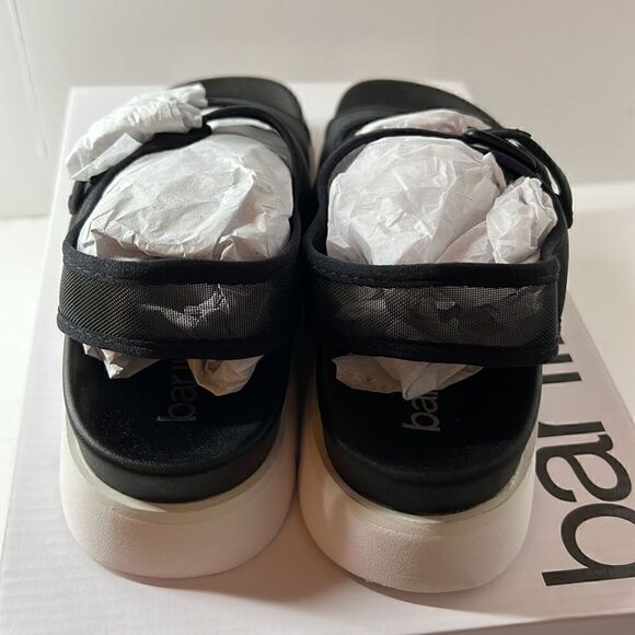Bar III Kiwi Black Mesh Sport Sandals size 6.5 M - Picture 3 of 5